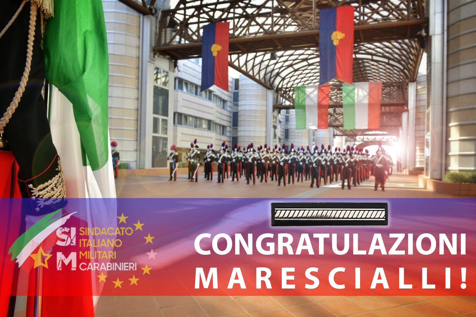 Auguri ai nuovi Marescialli