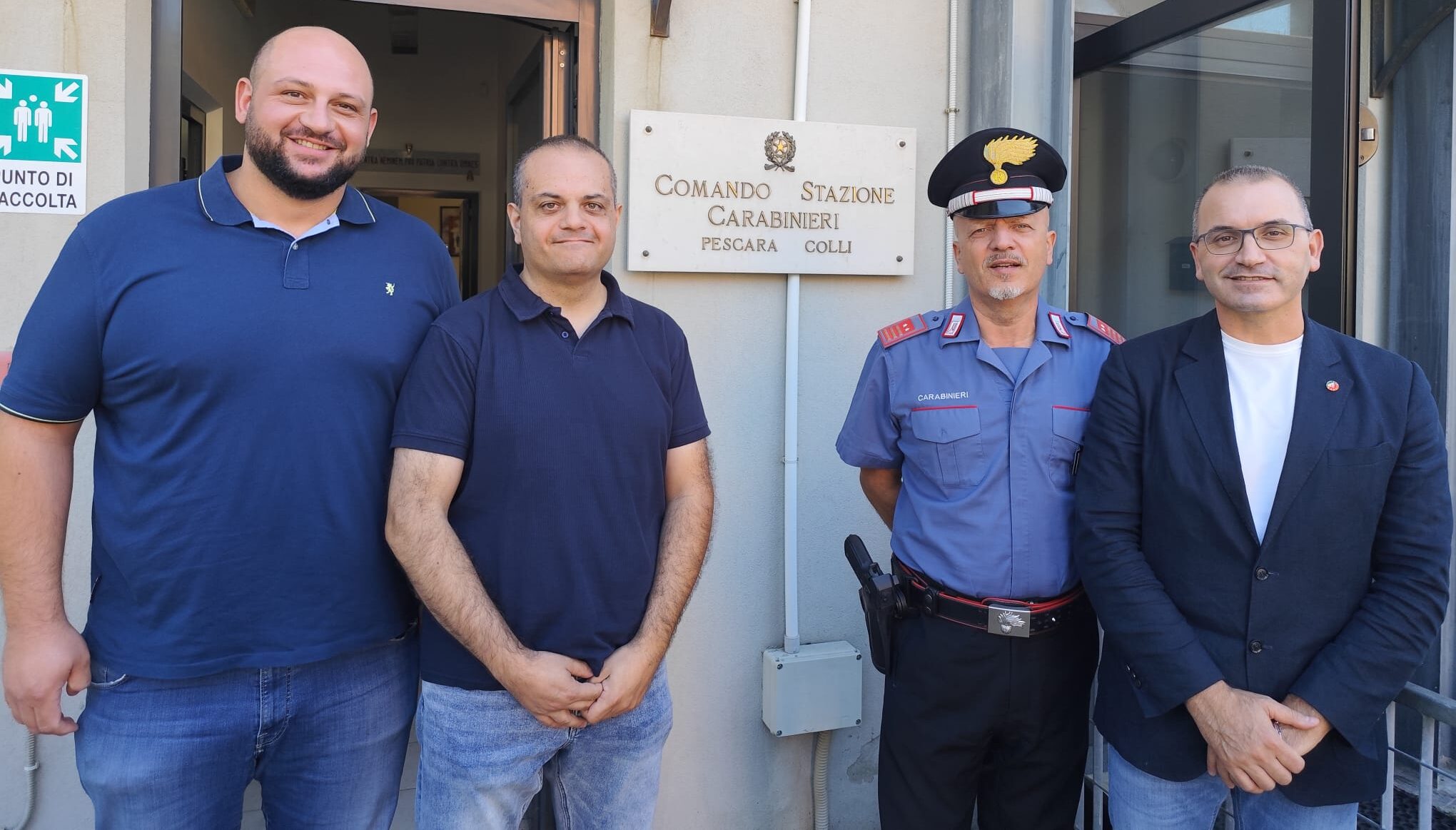 Visita del SIM Carabinieri Abruzzo e Molise presso il Comando Provinciale Carabinieri di Pescara, il Comando Compagnia, la Stazione Principale e la Stazione Carabinieri Pescara Colli.