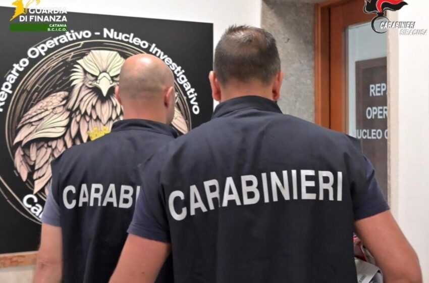 MAXI OPERAZIONE ANTIMAFIA A SIRACUSA E CATANIA: 25 MISURE CAUTELARI