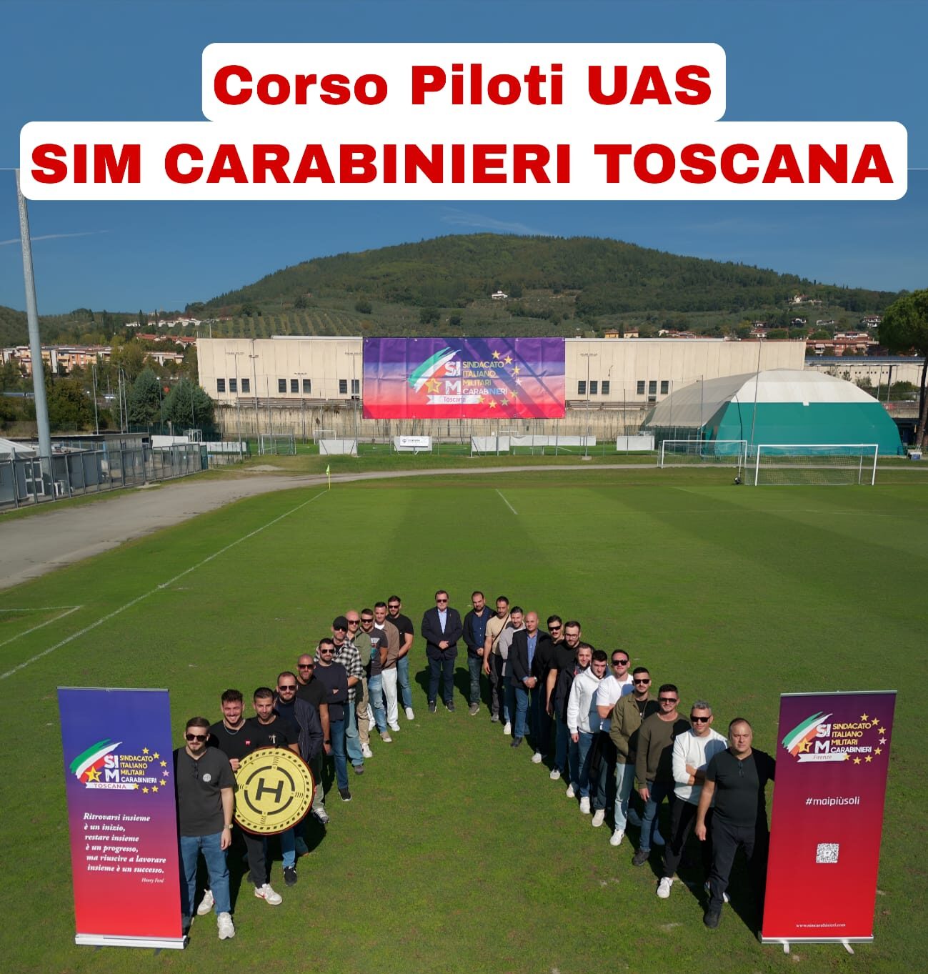 SIM Carabinieri Toscana, innovazione e formazione sul campo: concluso a Pontassieve il corso pilota drone gratuito per gli iscritti