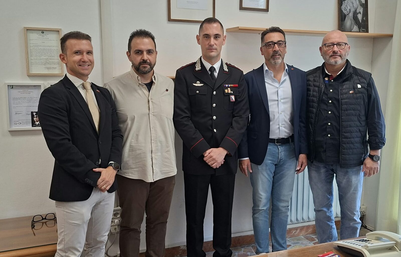 SIM CARABINIERI TRENTINO-ALTO ADIGE: VISITA AL COMANDO COMPAGNIA DI ROVERETO